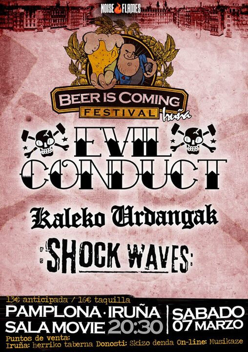 7 MAR. EVIL CONDUCT, KALEKO URDANGAK, SHOCK WAVES